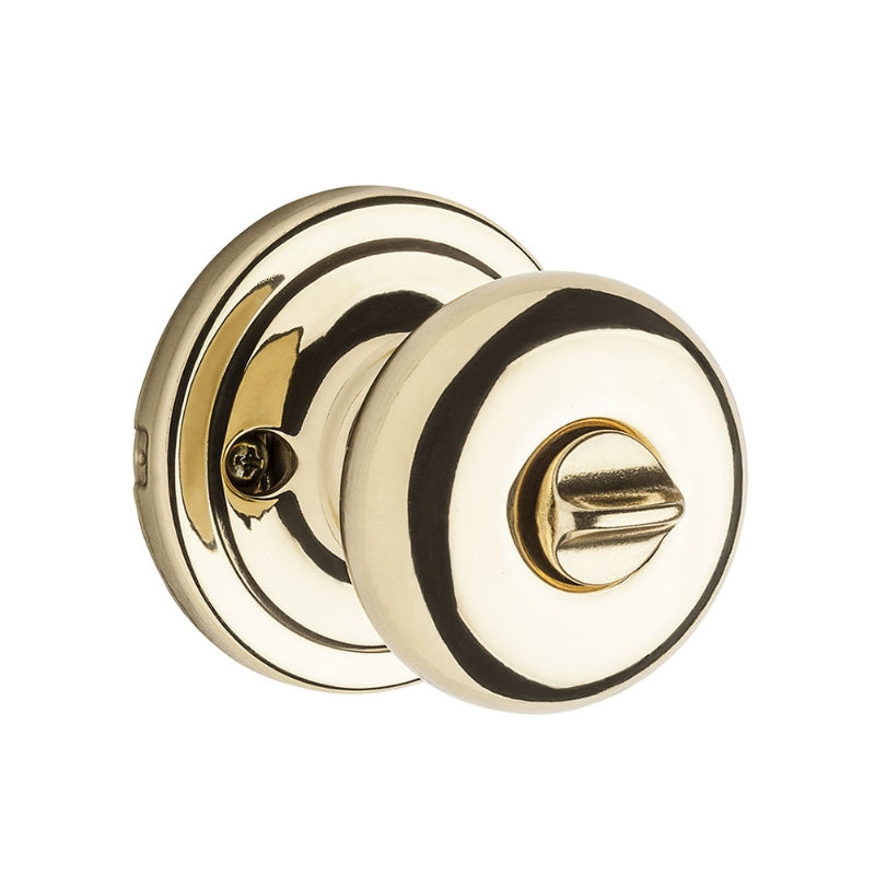 Kwikset Signature Series 740H-3 Keyed Entry Knob, Polished Brass
