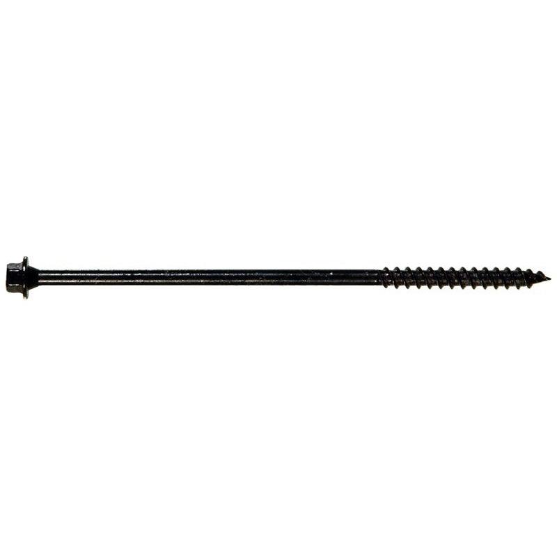 HILLMAN TimberTite Series LTS-147410/47804 Screw, 1/4 in Thread, Hex Drive, Steel, Ceramic