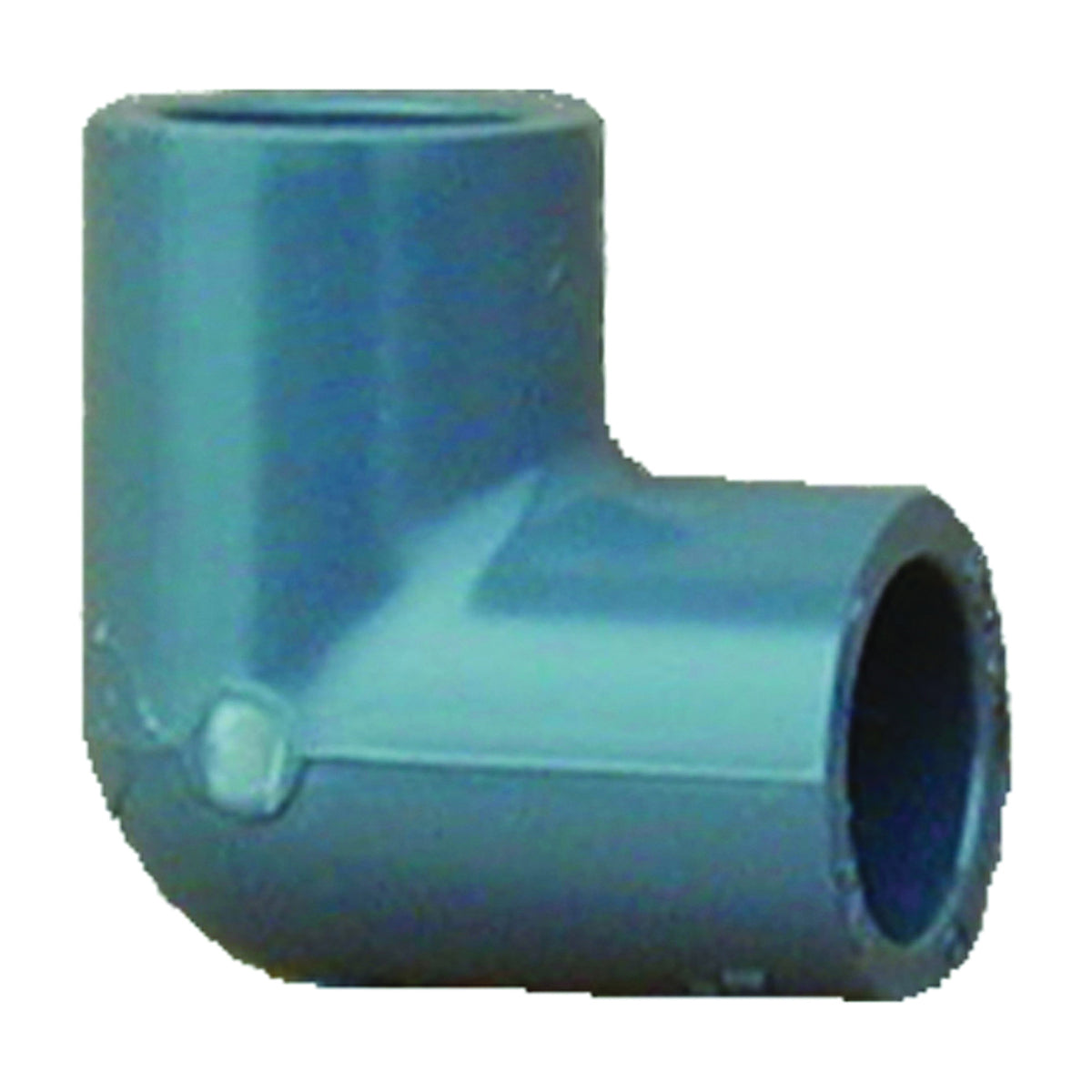 GENOVA 300 Series 307108 Pipe Elbow, 1 in, Slip, 90 deg Angle, PVC, Gray, SCH 80 Schedule