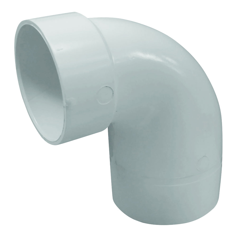 GENOVA 700 Series 72934 Reducing Closet Bend Pipe Elbow, 4 x 3 in, Spigot x Hub, PVC, SCH 40 Schedule