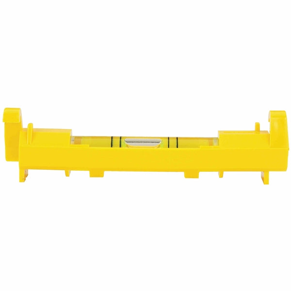 STANLEY 42-193 Line Level, 3-3/32 in L, 1-Vial, 2-Hang Hole, ABS, Yellow