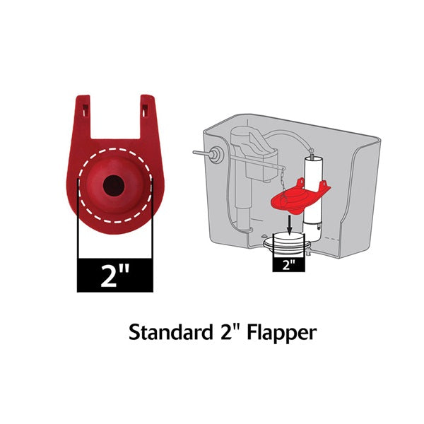 Korky QuietFILL Series 818BP Fill Valve and Premium Flapper Kit, Plastic Body, Black/White, Anti-Siphon: Yes