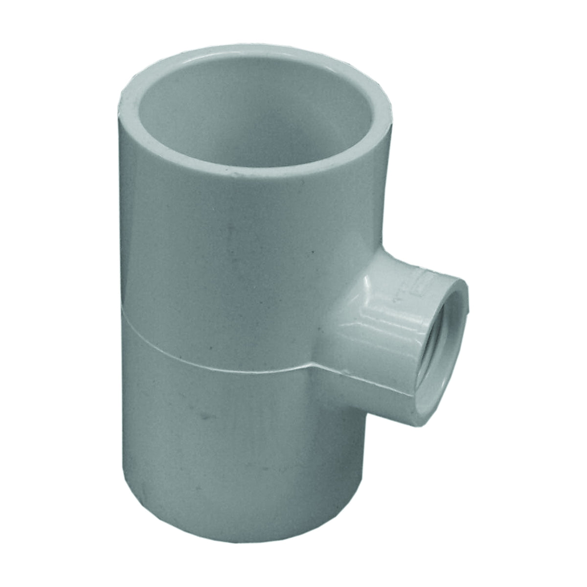 GENOVA 300 Series 31494 Pipe Reducing Tee, 1-1/2 x 3/4 in, Slip x Slip-Joint, PVC, White, SCH 40 Schedule
