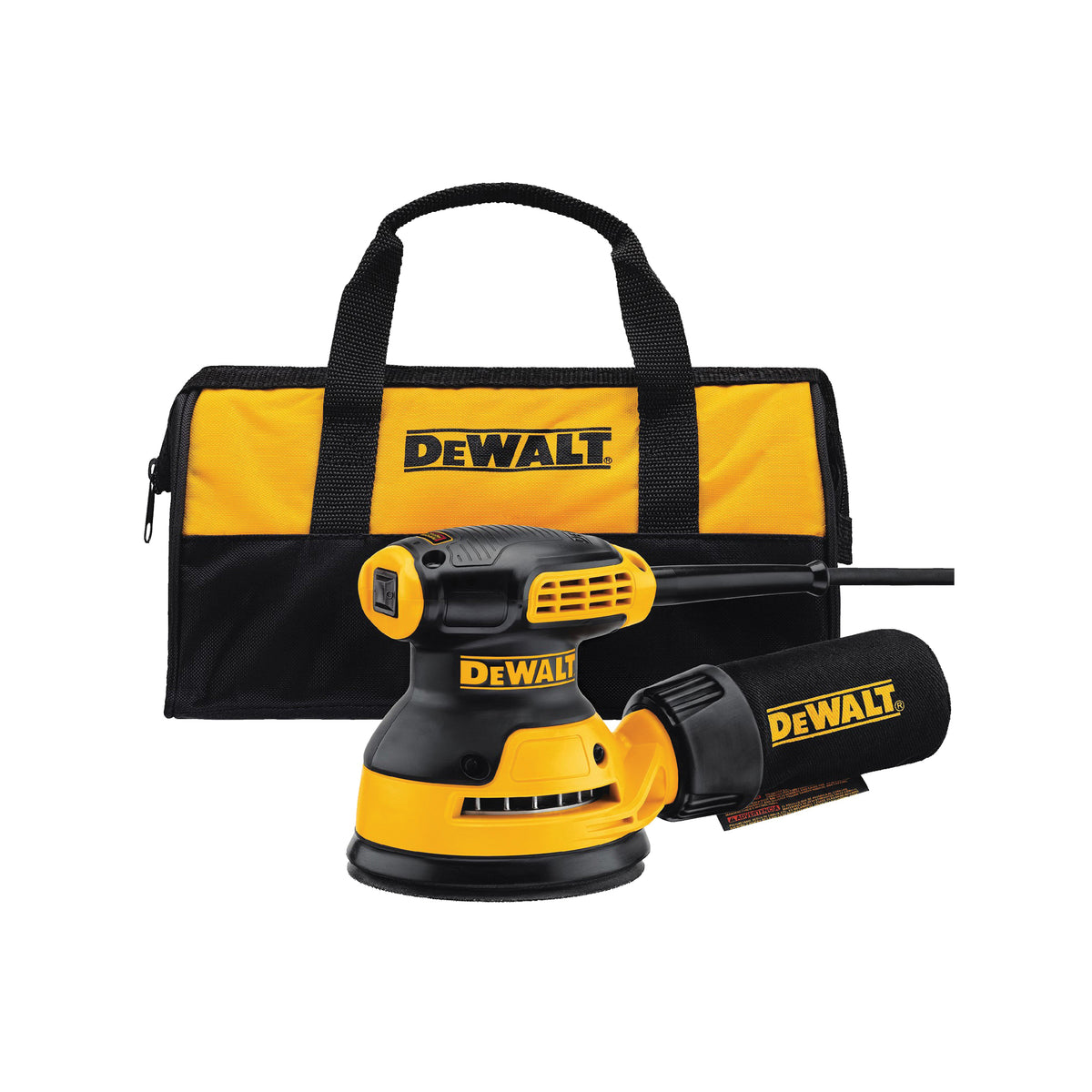 DeWALT DWE6421K Corded 5&quot; Single Speed Random Orbit Sander Kit (Includes Carrying Bag)