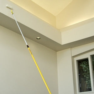 Mr. LongArm Super Tab-Lok 7508 Extension Pole, 1-1/4 in Dia, 4.1 to 7.2 ft L, Aluminum, Fiberglass Handle