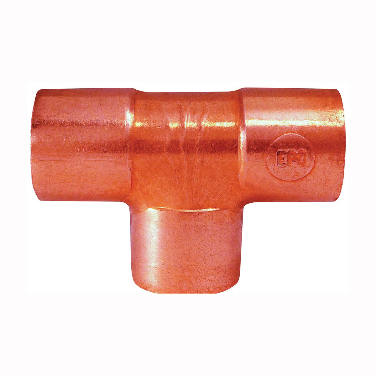 EPC 80010 Pipe Tee, 3/4 in, Sweat, Copper