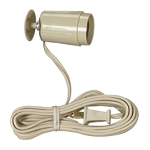 Eaton Wiring Devices C386 Automatic Closet Light, 120 V, 100 W, White Fixture