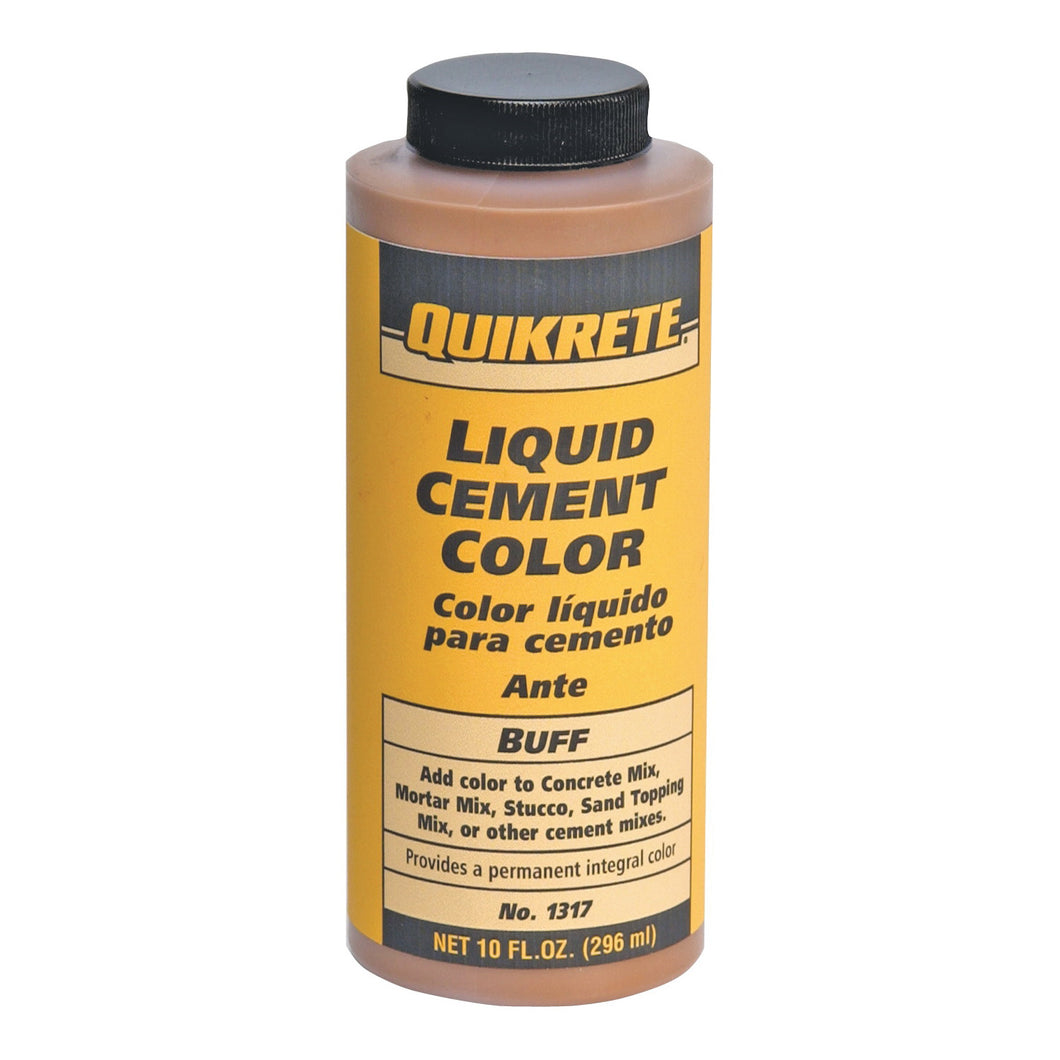 Quikrete 131702 Cement Color, Buff, Liquid, 10 oz Bottle
