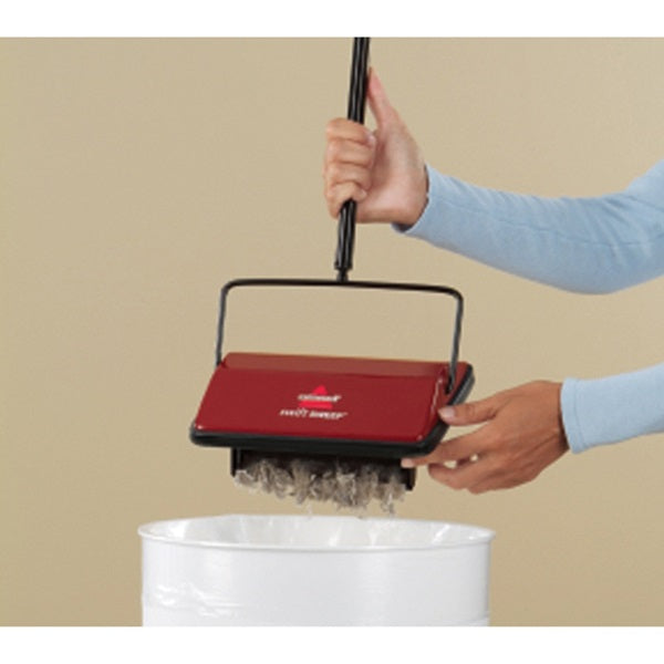 BISSELL Swift Sweep 22012 Floor and Carpet Sweeper, Red