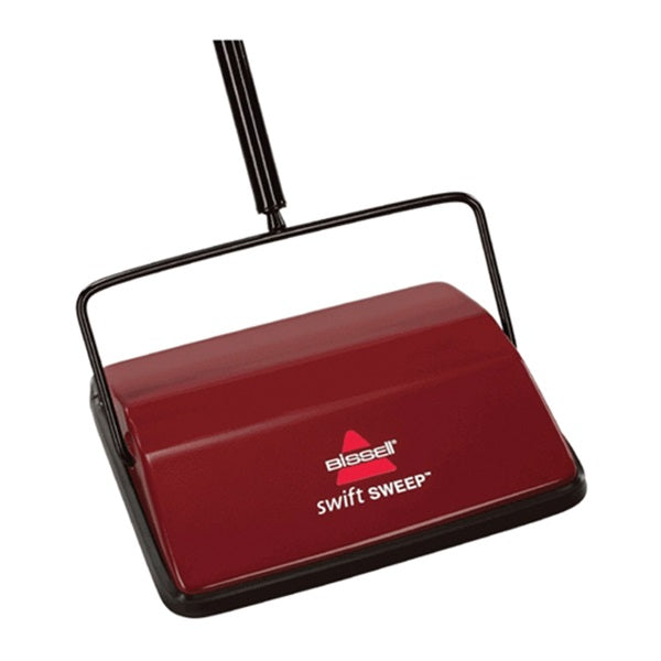 BISSELL Swift Sweep 22012 Floor and Carpet Sweeper, Red