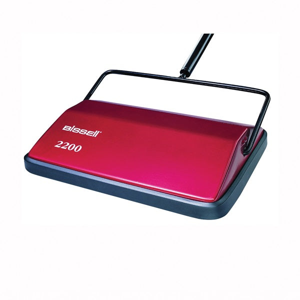 BISSELL Swift Sweep 22012 Floor and Carpet Sweeper, Red