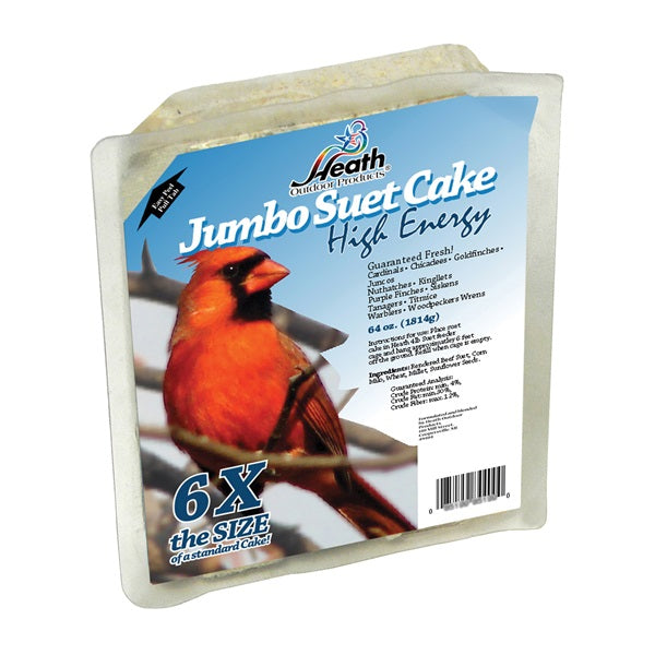 HEATH DD-2 Suet Cake, All-Season, High-Energy, 4 lb