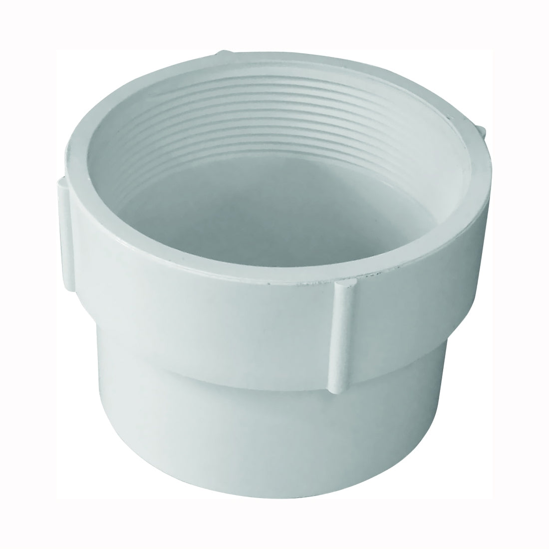 GENOVA 400 Series 40340 Pipe Adapter, 4 in, Hub x FIP, PVC