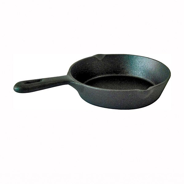 Lodge L3SK3 Seasoned Skillet, 6-1/2 in Dia, Iron, Black