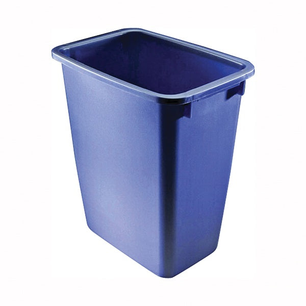 Rubbermaid 1791162 Waste Basket, 36 qt Capacity, Plastic, Royal Blue, 18 in H