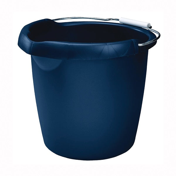 Rubbermaid Roughneck FG296900ROYBL Utility Bucket, 15 qt Capacity, Plastic, Royal Blue