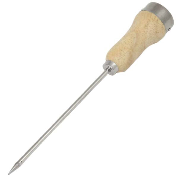 WH Bagshaw 90120 Professional Ice Pick with Ice Crusher, Carbon Steel Blade, Hardwood Handle