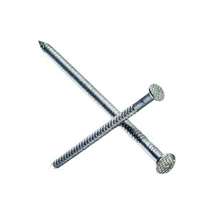 Simpson Strong-Tie S8PTD1 Deck Nail, 8D, 2-1/2 in L, 304 Stainless Steel, Bright, Full Round Head, Annular Ring Shank