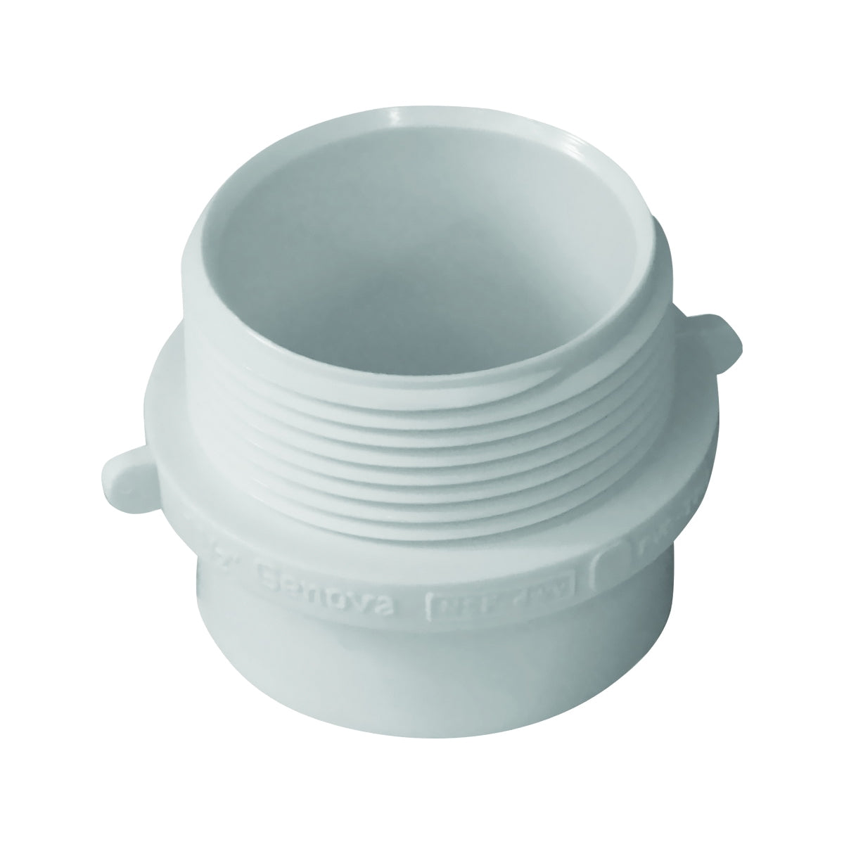 GENOVA 700 Series 72415 Pipe Adapter, 1-1/2 in, Spigot x MIP, PVC, SCH 40 Schedule