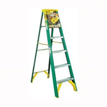 Load image into Gallery viewer, WERNER 5906 Step Ladder, 6 ft H, Type II Duty Rating, Fiberglass, 225 lb
