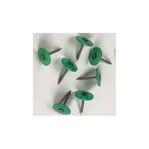 Stinger 0135113 Cap Nail, 1-3/4 in L, Flat Head, 12 ga Gauge, Plastic/Steel