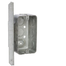 Load image into Gallery viewer, RACO 661 Handy Box, 1 -Gang, 8 -Knockout, 1/2 in Knockout, Galvanized Steel, Gray, Bracket Mounting
