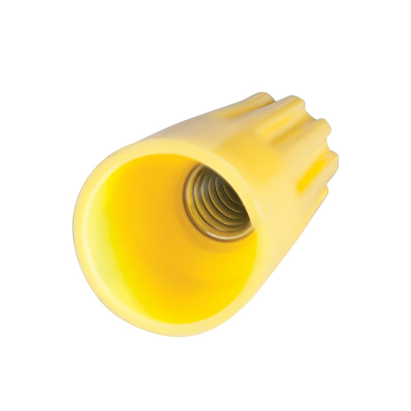 GB WireGard GB-4 19-004 Wire Connector, 18 to 10 AWG Wire, Steel Contact, Thermoplastic Housing Material, Yellow