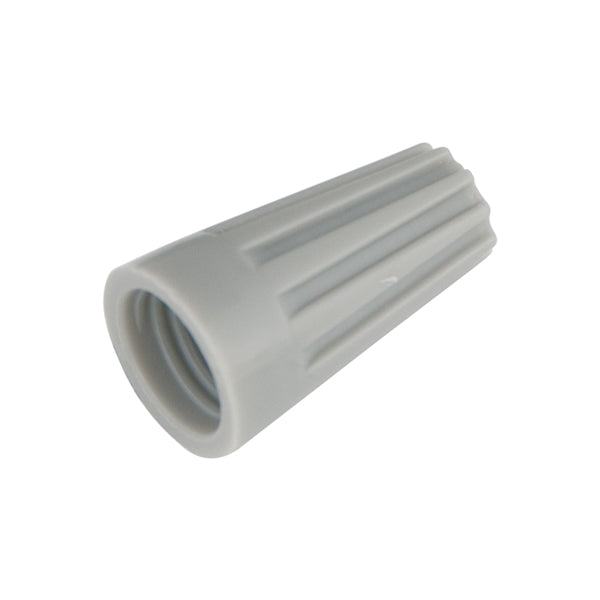 GB WireGard GB-1 25-001 Wire Connector, 22 to 16 AWG Wire, Steel Contact, Polypropylene Housing Material, Gray