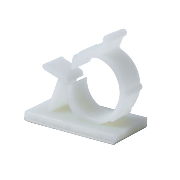 GB GKK-1575 Cable Holder, 3/4 in Max Bundle Dia, Nylon/Plastic, White