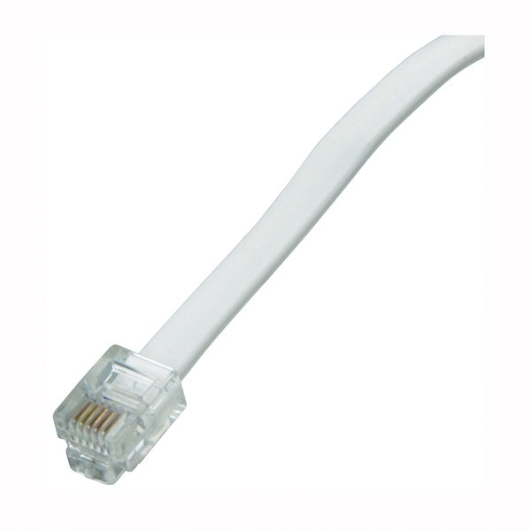 Zenith TL1012W Telephone Cord, White Sheath