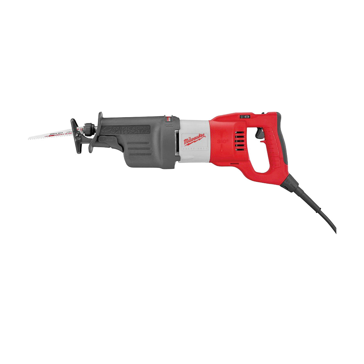 Milwaukee 6523-21 Reciprocating Saw, 13 A, 1-1/4 in L Stroke, 0 to 3000 spm, Includes: Carrying Case