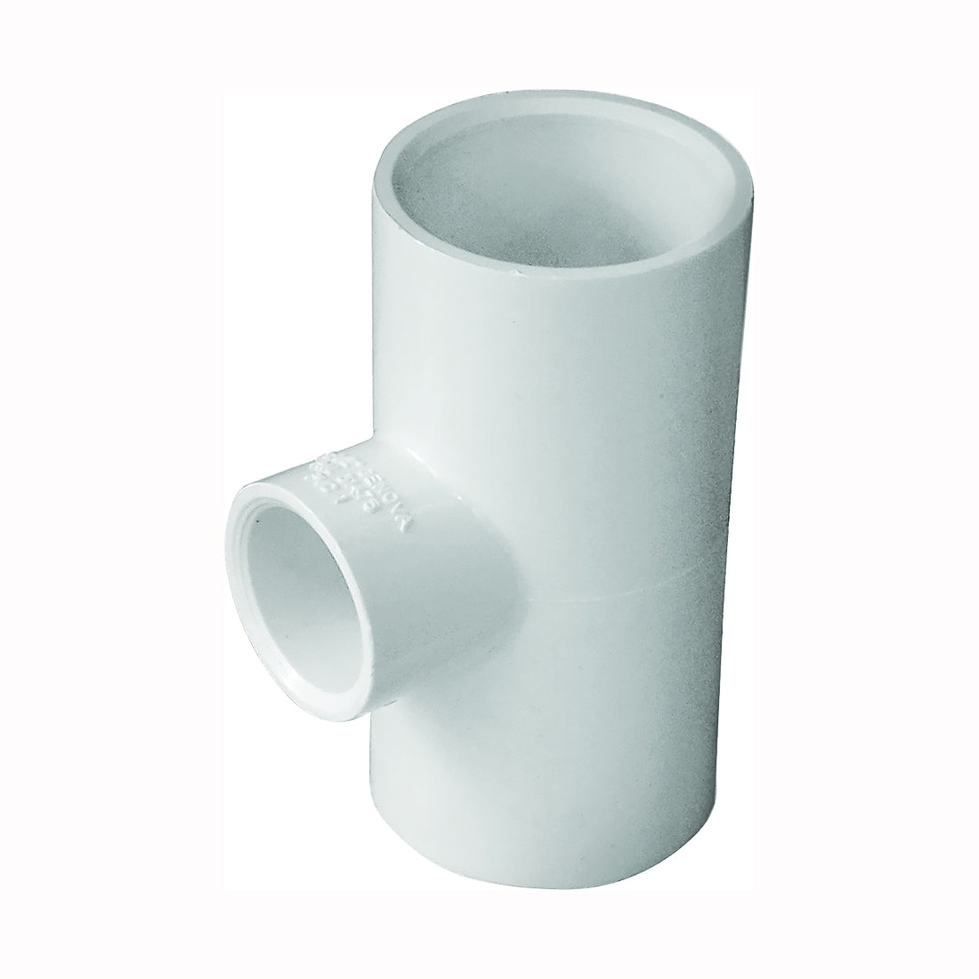 GENOVA 300 Series 31475 Pipe Reducing Tee, 1 x 1/2 in, Slip x Slip-Joint, PVC, White, SCH 40 Schedule