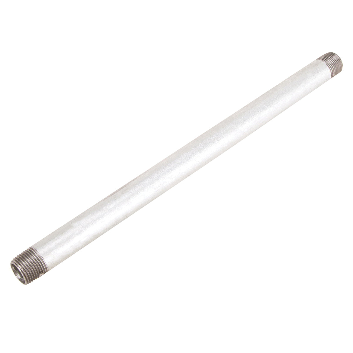 ProSource 3/8X11G Pipe Nipple, 3/8 in, Threaded, Steel, 11 in L