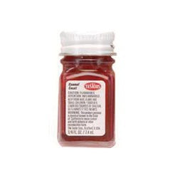 TESTORS 1103TT Craft Paint, Gloss, Red, 0.25 oz, Bottle