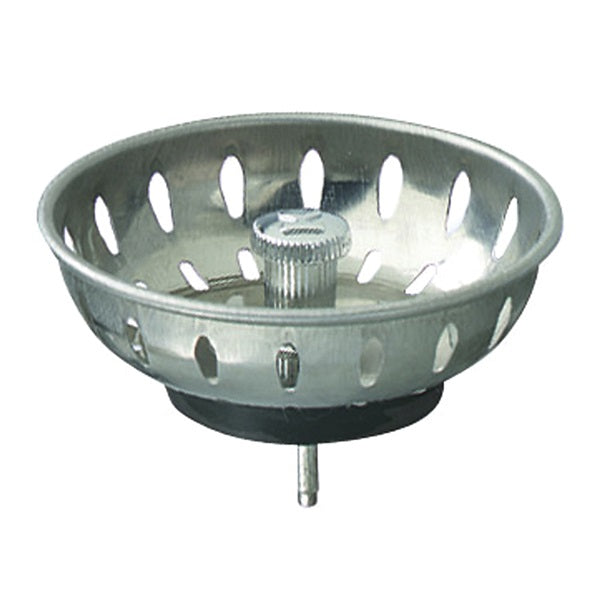 Plumb Pak PP22022 Basket Strainer, Stainless Steel, For: Sink