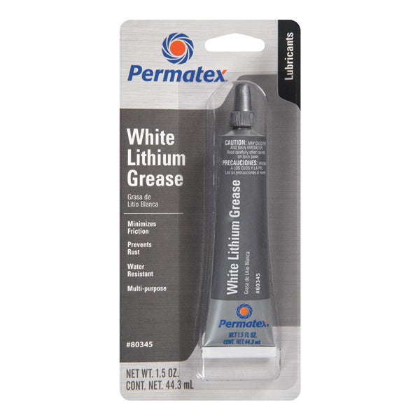 Permatex 80345 Grease, 1.5 oz Tube, White