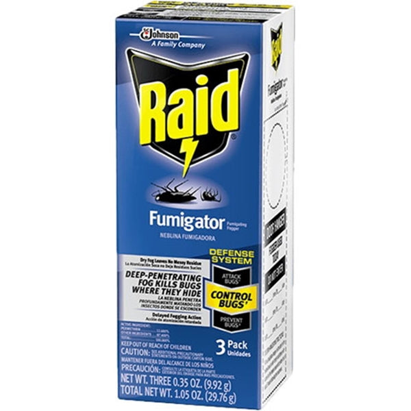 RAID DEEP REACH 81590 Fogger, 625 sq-ft Coverage Area, Clear