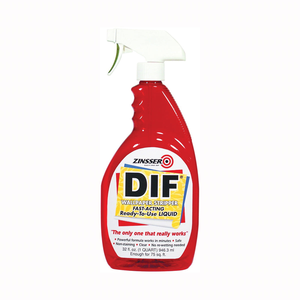 ZINSSER DIF 2488 Wallpaper Stripper, Liquid, 32 oz Bottle