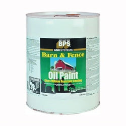 Valspar 018.3145-75.008 Barn and Fence Paint, White, 5 gal, Pail, Application: Brush, Roller, Spray