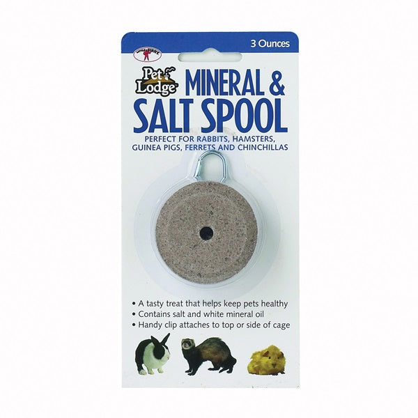 Pet Lodge SSH2 Mineral and Salt Spool with Hanger, Solid, 3 oz