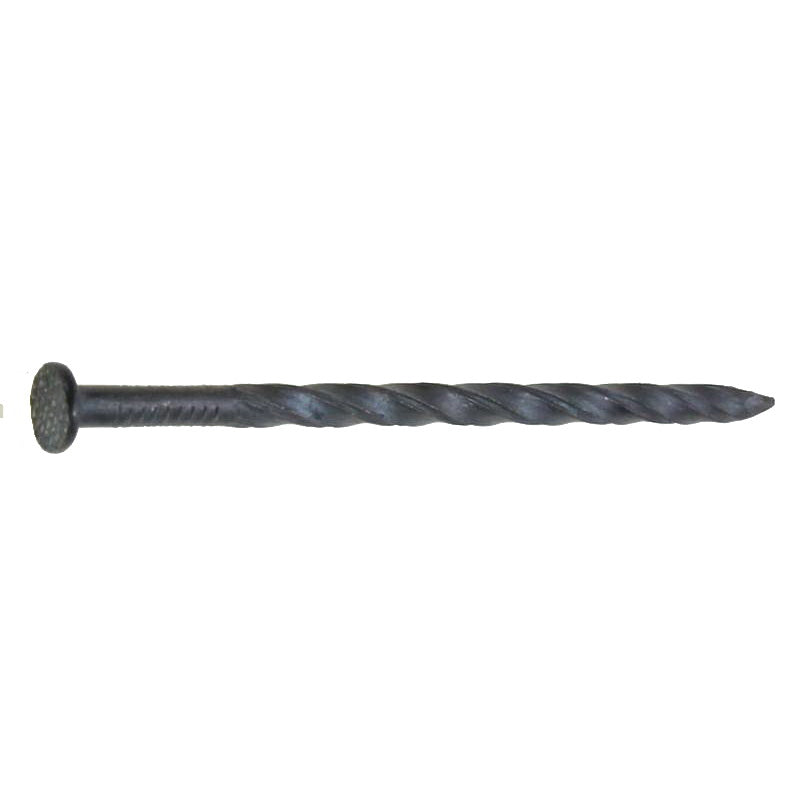 MAZE H525S050 Post and Frame Nail, Hand Drive, 16D, 3-1/2 in L, Steel, Brite, Spiral Shank, 50 lb