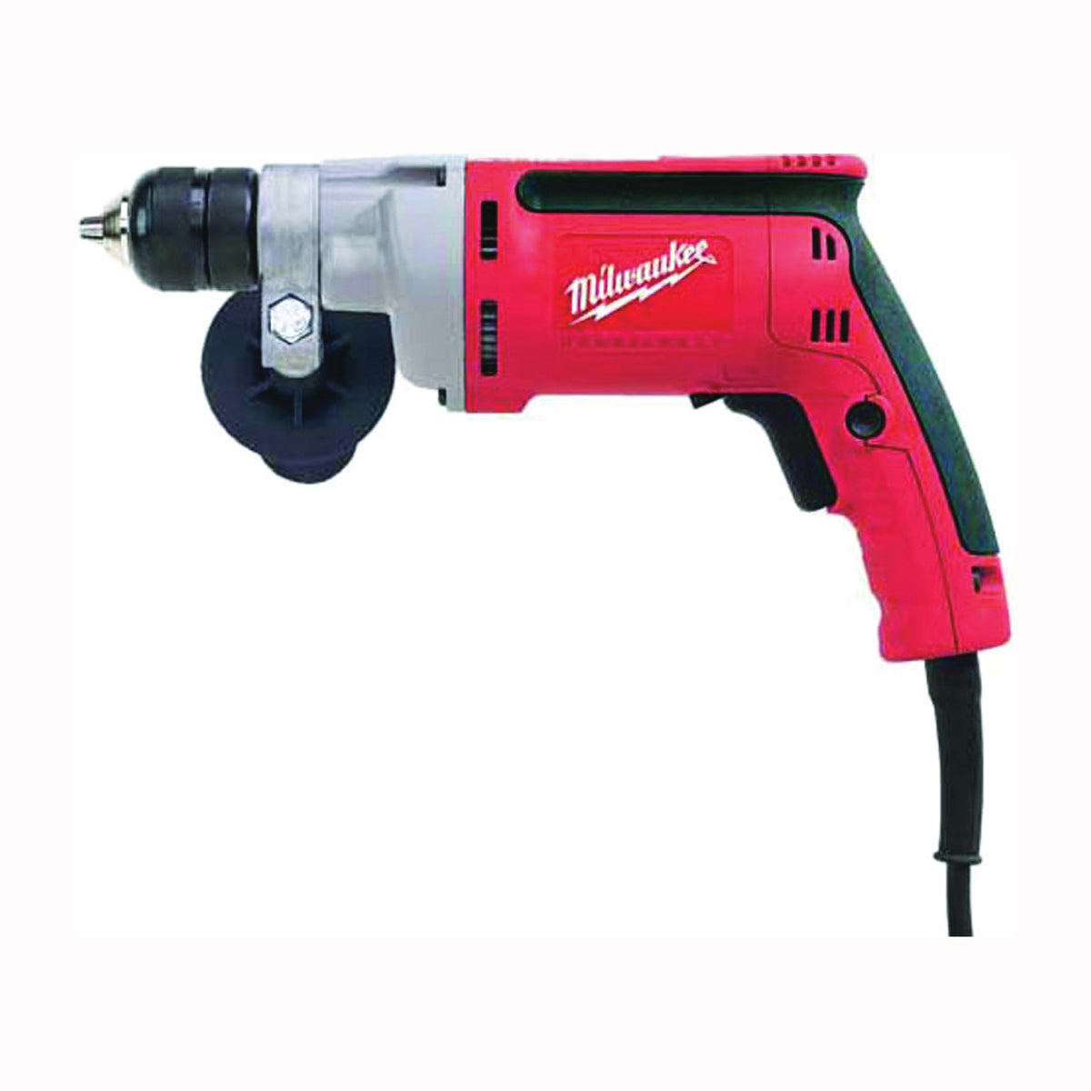 Milwaukee 0201-20 Electric Drill, 7 A, 3/8 in Chuck, Keyless Chuck, 10 ft L Cord, Includes: (1) Side Handle