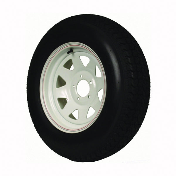 MARTIN Wheel DM175D3C-5CT/C-I Trailer Tire, 1360 lb Withstand, 4-1/2 in Dia Bolt Circle