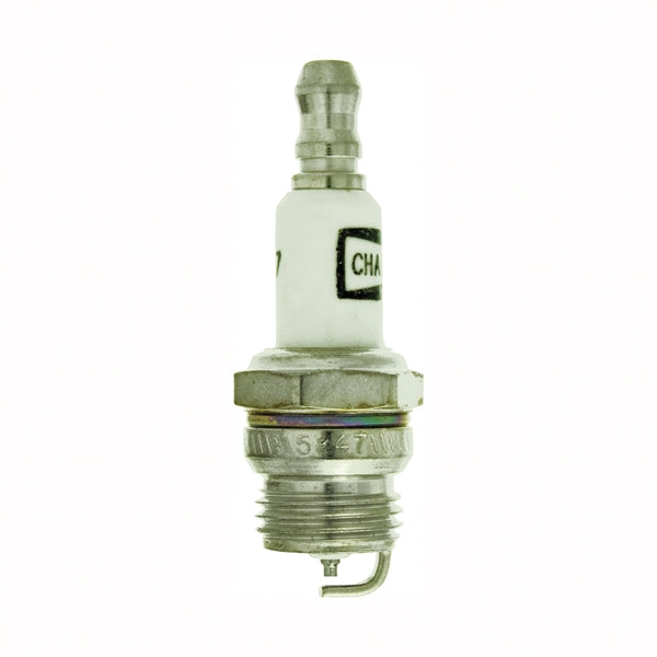 Champion DJ7J Spark Plug, 0.022 to 0.028 in Fill Gap, 0.551 in Thread, 5/8 in Hex, Copper, For: Small Engines