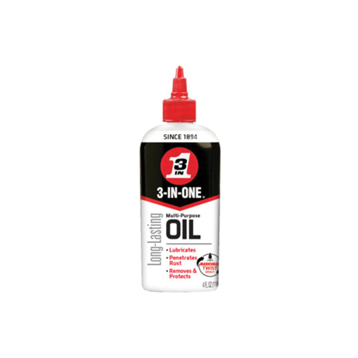 3-IN-ONE 100703 Lubricant, 4 oz Bottle, Liquid