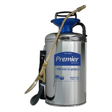Load image into Gallery viewer, CHAPIN Premier Pro 1253 Handheld Sprayer, 2 gal Tank, Stainless Steel Tank, 42 in L Hose, Silver
