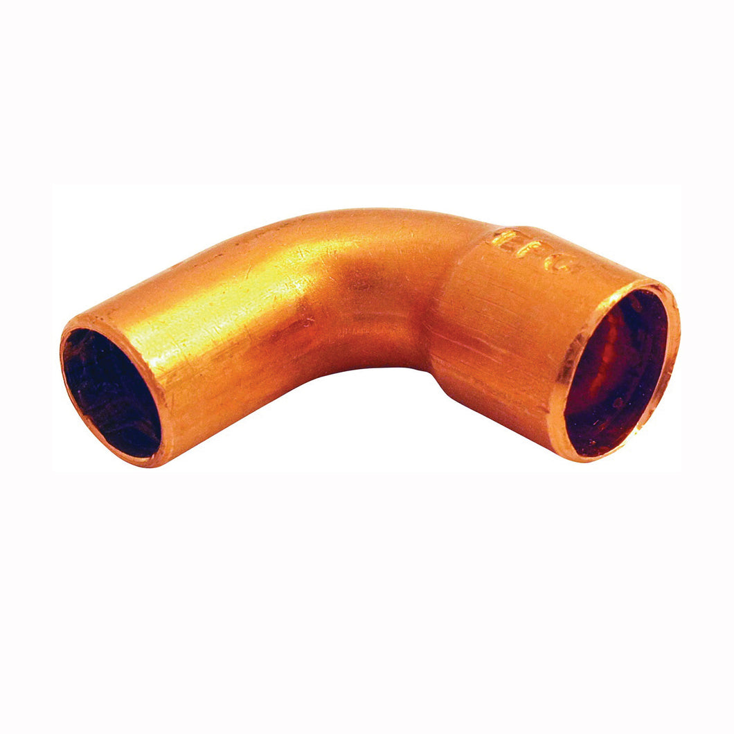 EPC 31396 Street Pipe Elbow, 3/8 in, Sweat x FTG, 90 deg Angle, Copper