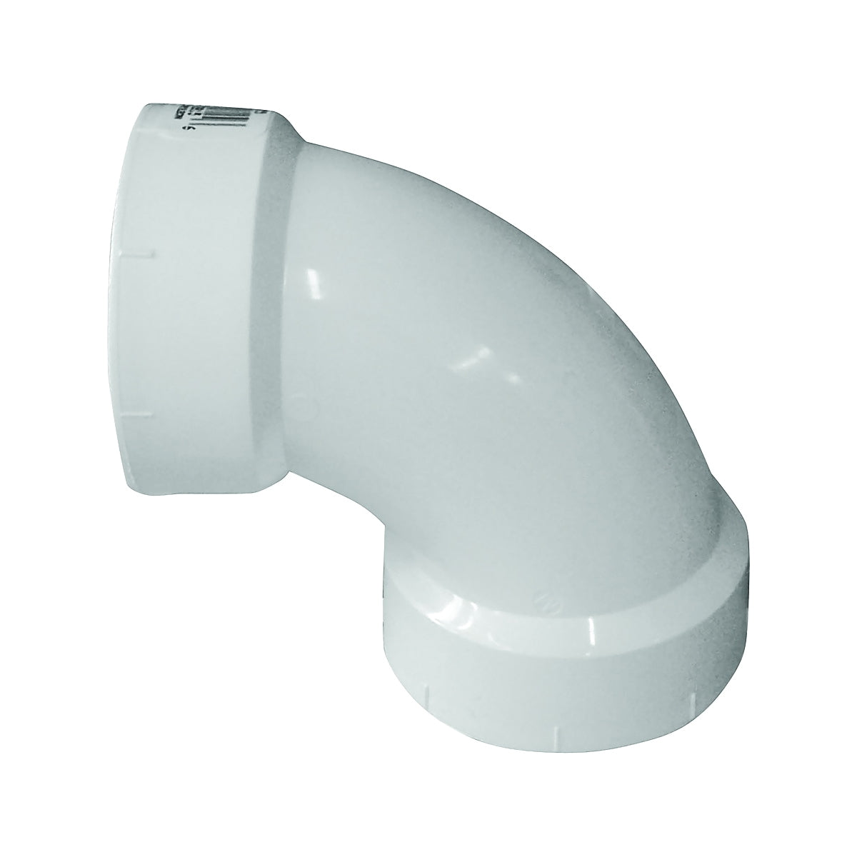 GENOVA 700 Series 72860 Drain Pipe Elbow, 6 in, Hub, 90 deg Angle, PVC, SCH 40 Schedule