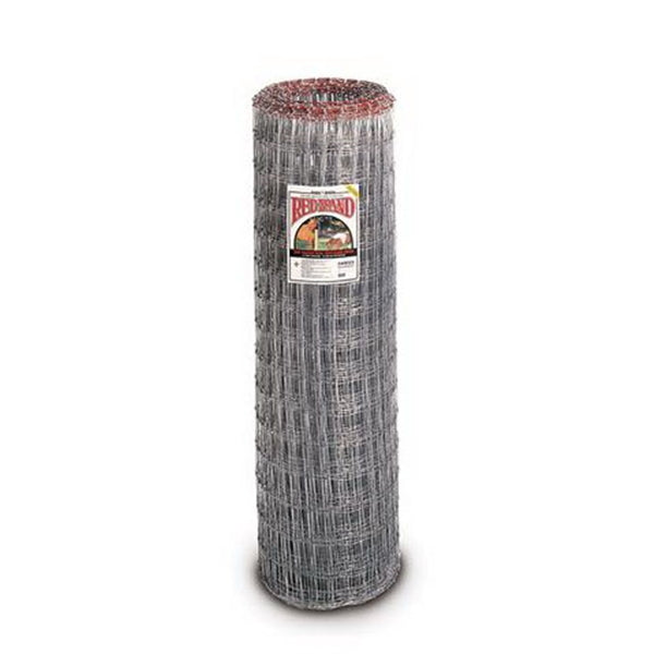 Red Brand Square Deal Tradition 70314 Non-Climb Horse Fence, 100 ft L, 60 in H, 2 x 4 in Mesh, 12-1/2 Gauge