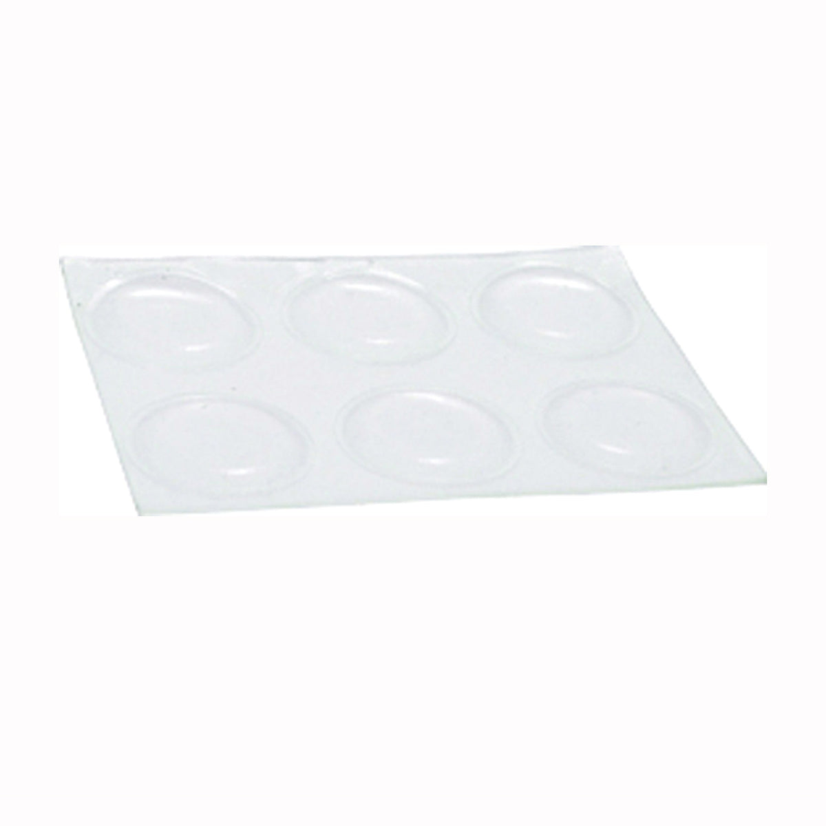 Shepherd Hardware 9965 Surface Guard Bumper Pad, 3/4 in, Round, Vinyl, Clear